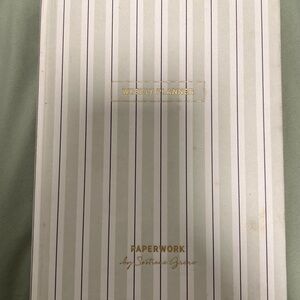 Striped Weekly Planner